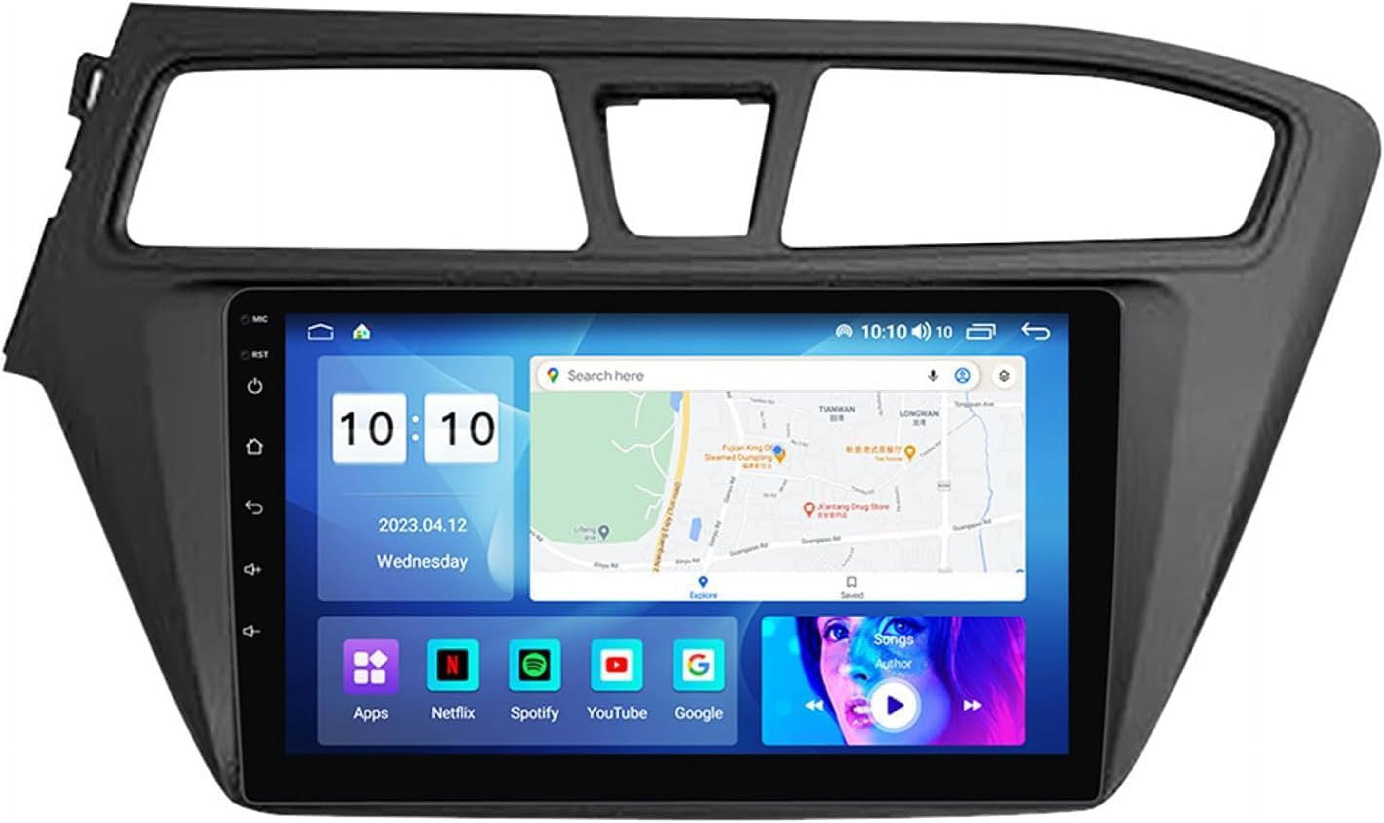 for Hyundai I20 2015 2016 2017 2018 9 Inch Car GPS Navigation Screen