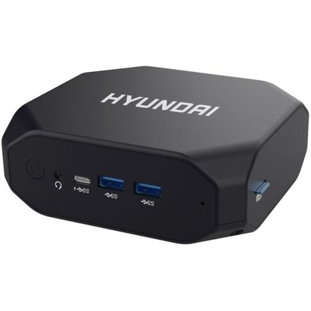 Hyundai Mini PC, Windows 10 Pro, Intel Core-i3, 8GB RAM, 256GB M.2 SSD, 2 HDMI Ports, Supports 2.5" SATA SSD Slot, VESA Mount Included, AC WiFi - Hyundai Mini PC, Business, Office, Industrial, Wind...