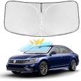thumbnail image 1 of for Hyundai Santa Fe 2019-2024 Windshield Sun Shade - 4 Layers Car Sunshades for Front Windows Shade Cover Custom Fit Santa Fe Sun Visor 240T Retractable Shade Blocks UV Rays Car Accessories-tss, 1 of 10