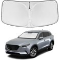 thumbnail image 1 of for Hyundai Santa Fe 2019-2024 Windshield Sun Shade - 4 Layers Car Sunshades for Front Windows Shade Cover Custom Fit Santa Fe Sun Visor 240T Retractable Shade Blocks UV Rays Car Accessories-tss, 1 of 10