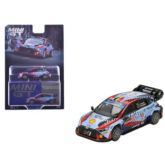 Hyundai i20 N Rally1 Hybrid #11 Winner "Rallye Monte-Carlo" (2024) 1/64 Diecast Model Car by Mini GT