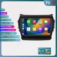 thumbnail image 1 of For Hyundai iX45 Santa Fe 2013 2014 2015 2016 2017 9" Touch Screen Android 13 Bluetooth Apple CarPlay 2+32GB Wifi RDS Car Stereo Radio Head Unit Multimedia GPS Navigation Player, 1 of 17