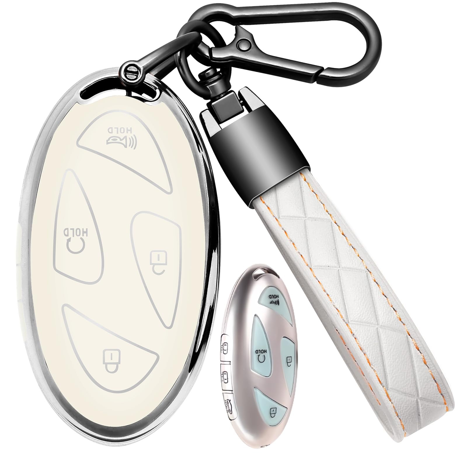 TPU Car Remote Key Fob Case Cover For Hyundai Grand Prix GN7 IONIQ6 nuovo Kona e