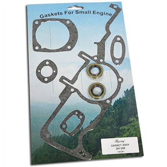 Hyway Husqvarna 281, 288 gasket set with oil seals