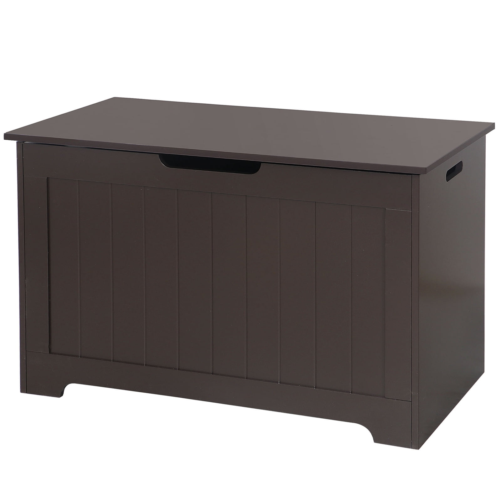 Hyxoo Lift Top Entryway Storage Chest/Bench with 2 Safety Hinge Toy Box ...