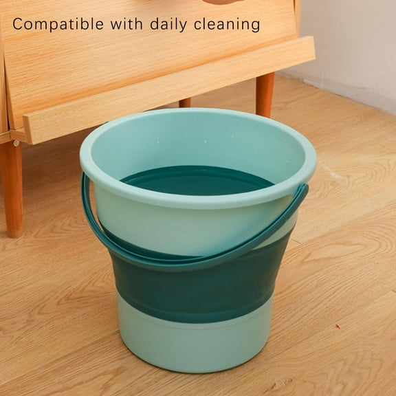 Hzgobj Foldable Portable Bucket,Multi-Function Collapsible Water and Cleaning Tub for Car Washing Camping and Household Use,Durable and Space-Saving Design for Storage and Outdoor Activities-B