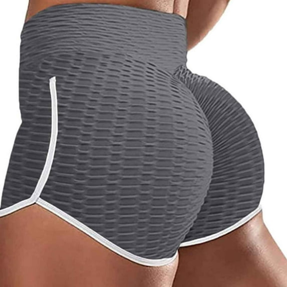 Hzgobj Women's Seamless Butt Lifting Shorts Fashionable High Waisted Booty Shorts Running Gym Yoga Workout Shorts Summer 2024!