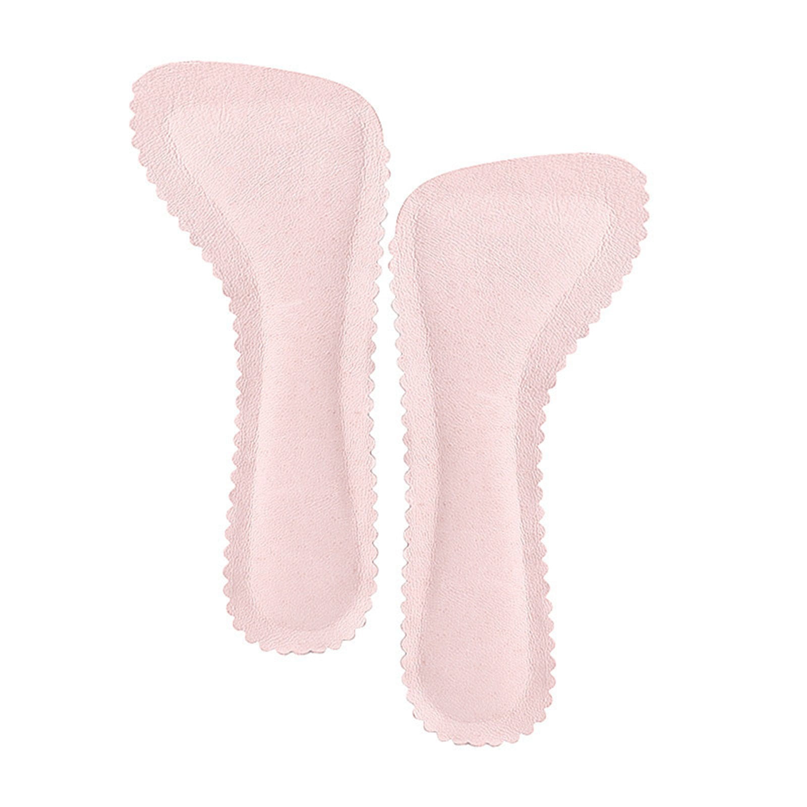 Hzjzj Pigskin Sandals High Heels Rear Half Pad Seven Points Pad Non Slip Sweat Absorbent