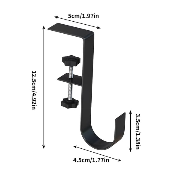 Hzrsly Adjustable Heavy Duty Fireplace Stocking and Garland Hanger Brick Hook Double Hook for Holiday Decorations Ideal for Mantels Tables and Home Decor