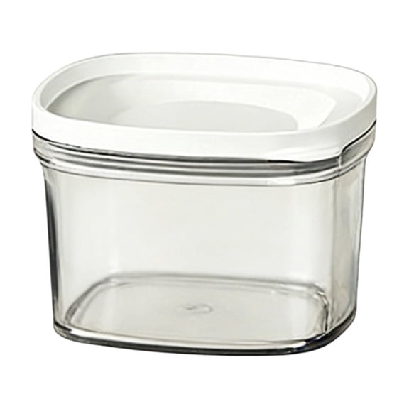 Hzrsly Airtight Storage Jars for Kitchen Organization Clear Plastic Containers for Snacks Grains Dried Goods Multi-Purpose Caddy for Home Use
