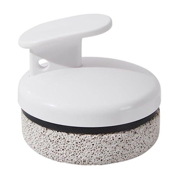 Hzrsly Exfoliating Pumice Foot Scrub Stone with Plastic Handle for Calloused Feet Removal and Smooth Skin - Natural Foot Care Tool for Home Spa Pedicure