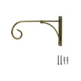 thumbnail image 1 of Hzrsly Heavy Duty Metal Wall Mount Hanger Bracket, Decorative Scroll Hook for Flower Baskets, Lanterns, Bird Feeders, Sturdy Outdoor Planter Support, Garden and Patio Decor, 1 of 6