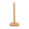 thumbnail image 1 of Hzrsly Japanese-style Beech Wood Paper Towel Rack, Vertical Paper Shelf for Kitchen & Bathroom, Compact Non-Slip Storage Stand for Cling Film & Towel Arrangement, 1 of 2