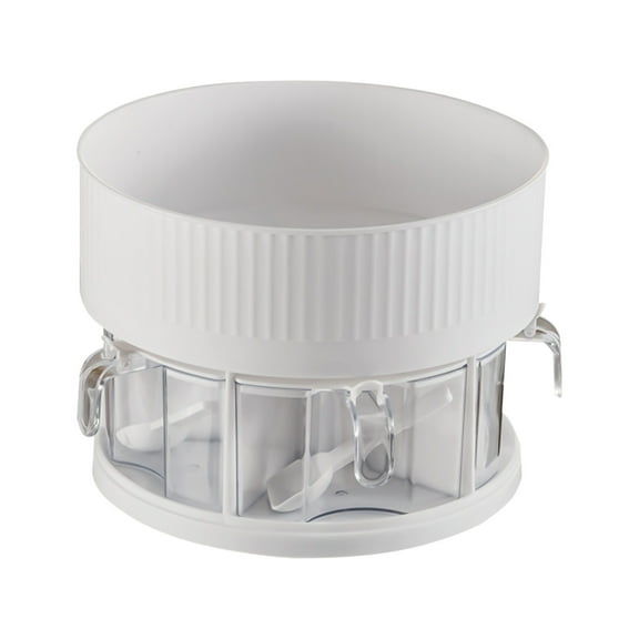 Hzrsly Kitchen Storage Turntable Organizer for Cabinets, Pantries, Refrigerators, 360° Spinning Spice and Condiment Rack, Multifunctional Rotating Storage for Home and Kitchen