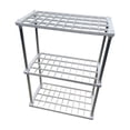 thumbnail image 1 of Hzrsly Light Duty 4 Shelf Ventilated Storage Organizer Unit for Kitchen, Bathroom, Garage, Durable Plastic/Iron Freestanding Shelving Rack for Home Organization, 1 of 6