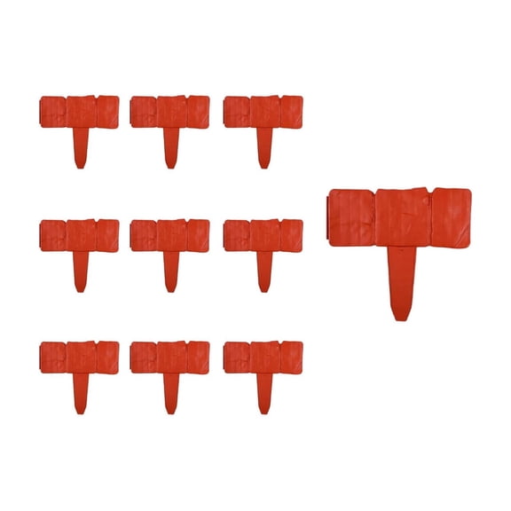 Hzrsly Plastic Garden Fencing Outdoor Modular Railings Durable Decorative Horticultural Fence Easy Installation Weather Resistant for Landscape Decoration