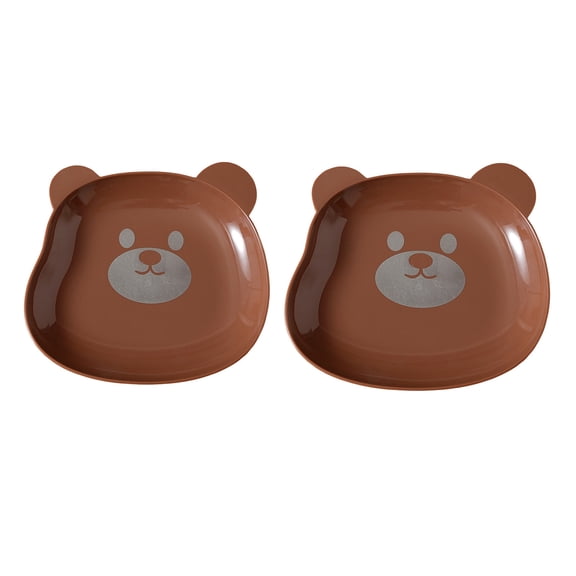 Hzrsly Snack Plates Set Fruit Serving Plates Versatile Plastic Easy Clean Stylish Design Perfect for Parties and Gatherings