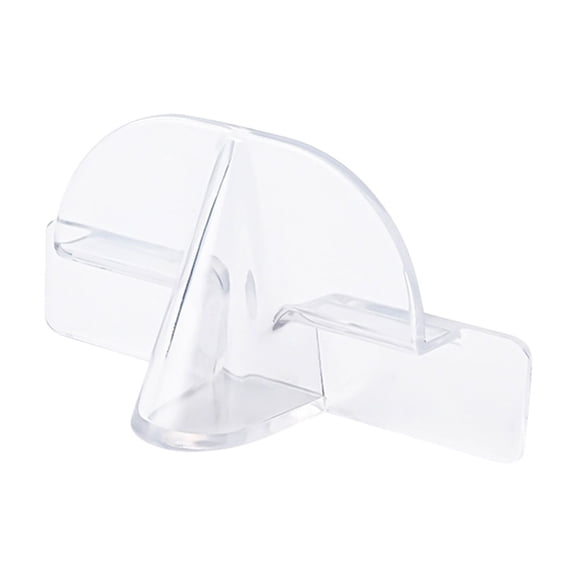 Hzrsly Wall Mounted Glasses Rack, Non Crush Sunglasses Display Organizer for Bathroom and Bedroom, Stylish Transparent Plastic Storage Holder for Eyewear