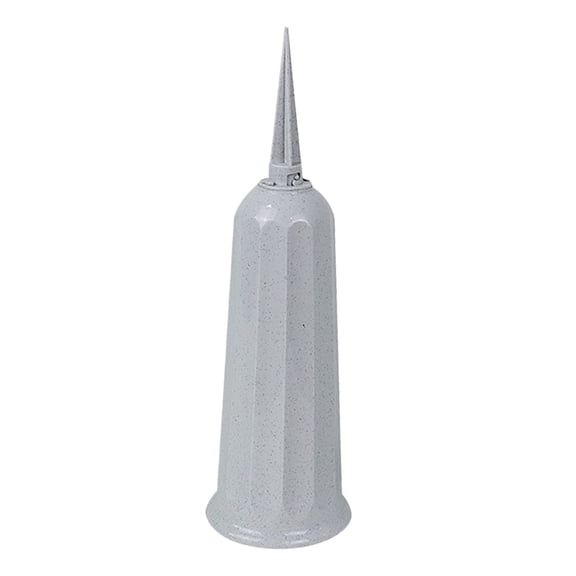 Hzrsly Weather Resistant Plastic Vase for Memorial Garden Cemetery Outdoor Decor with Built In Stake or Weighted Base for Floral Tribute