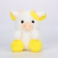 thumbnail image 1 of Hzrsly Yellow Cow Stuffed Animals Soft Cuddly Blue Cow Plush Stuffed Animal Toy 8" Great Birthday (Yellow White), 1 of 3