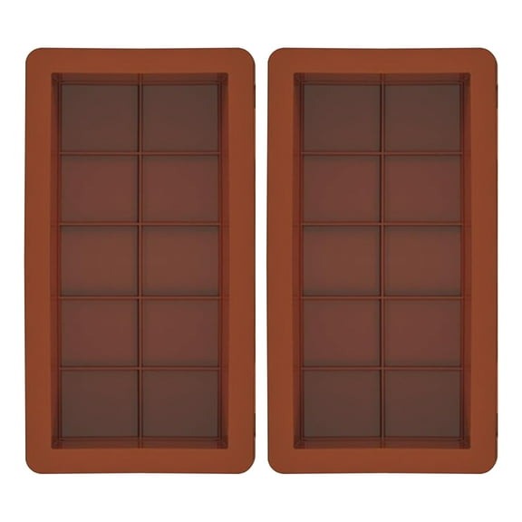 Hzsb 1/2Pcs Deep Chocolate Mold, Silicone Chocolate Mold BPA-Free, Easy to Clean High Temp Tolerance Homemade Chocolate Mold