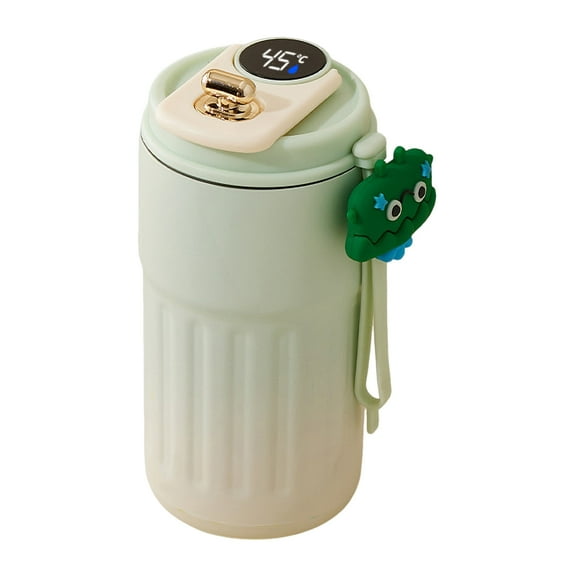 Hzsb 15.21oz Vacuum Thermal Cup,Stainless Steel Insulated Mug with Temperature Display,Leak-Proof Lid Double-wall Insulation Vacuum Cup for Travel