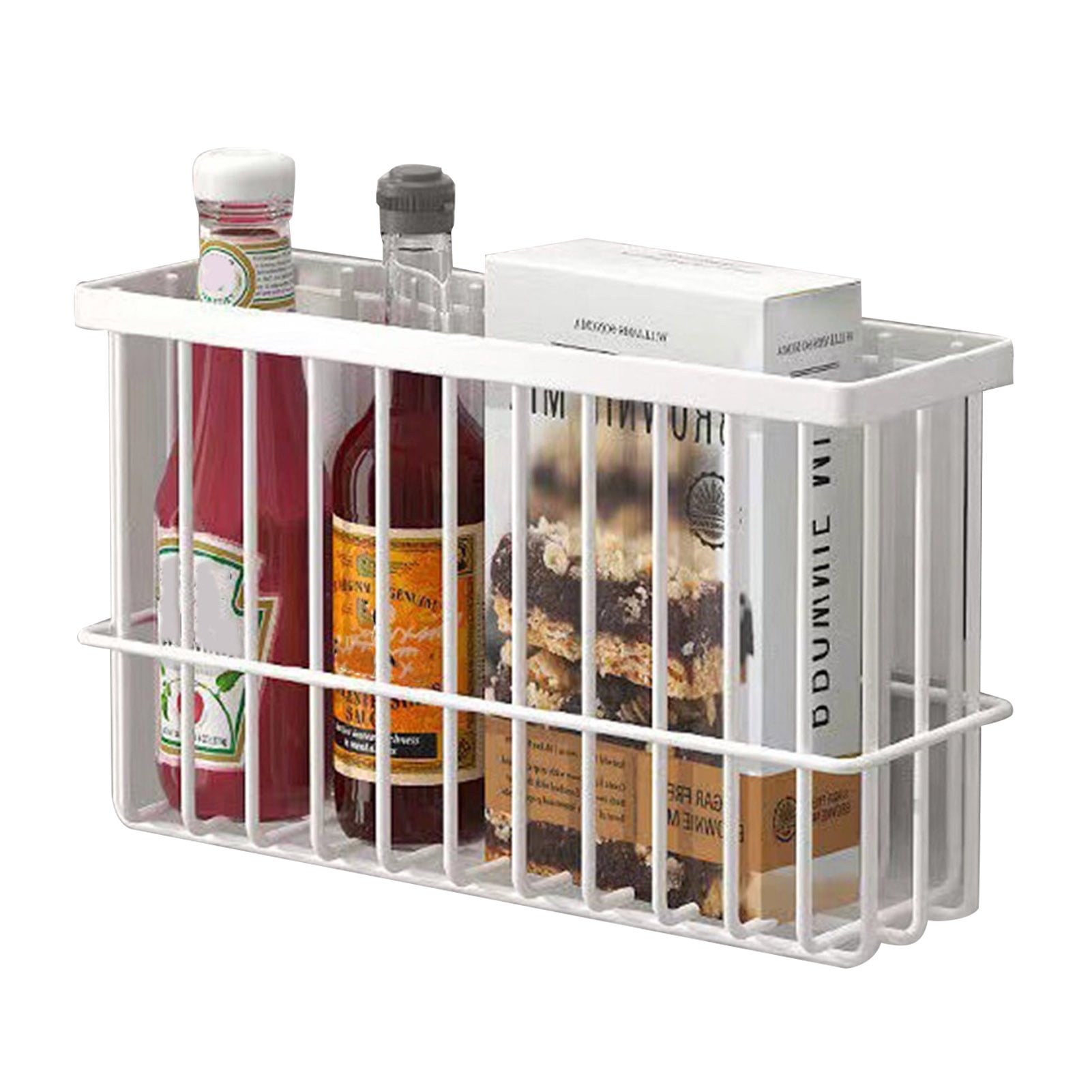 Hzsb Magnetic Basket Organizer Shelf Rack Large Capacity Rustproof ...