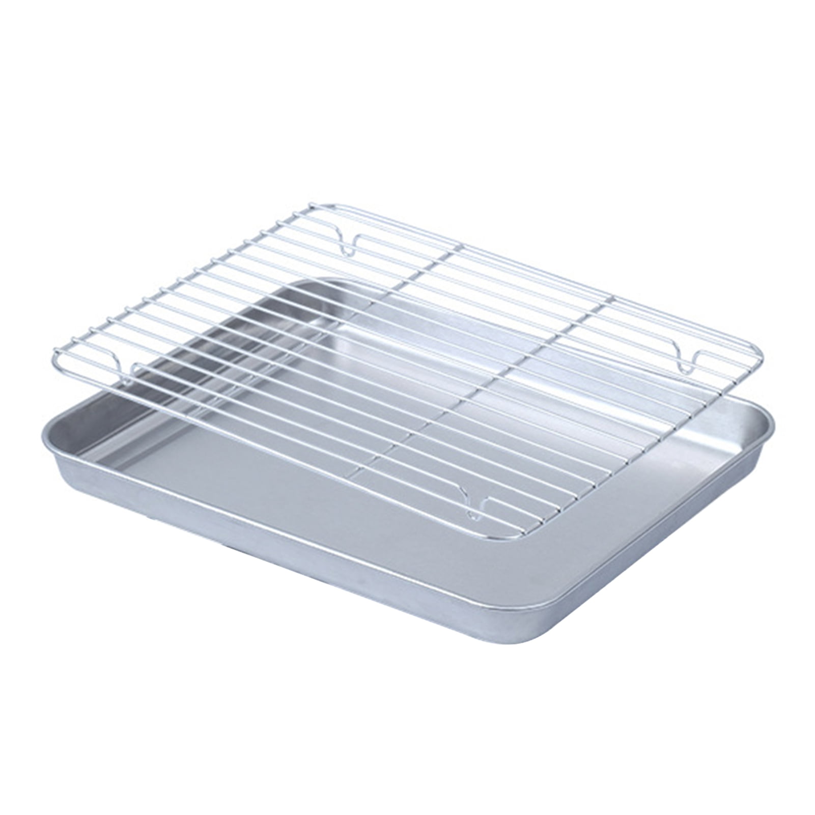 Hzsb Multifunctional Stainless Steel Oven Baking Pan Grill Rack Set Non ...