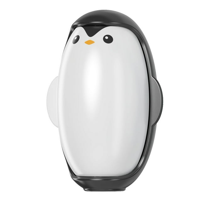 Hzsb Penguin Shape Reusable Lint Roller Ball Super Sticky Gel Reusable Washable Compact Travel Size Clothes Lint Remover