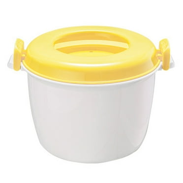 Hzsb Rice Steaming Pot Large Capacity Ergonomic Handle Buckle Design Multifunctional Microwave Rice Cooker