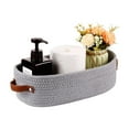 thumbnail image 1 of Hzsb Small Storage Basket with Handle Small Woven Basket Pets Decorative Shelf Organizer Home Office Mini Basket, 1 of 7