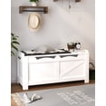 thumbnail image 1 of Hzuaneri 39.4" Storage Bench,Lift-Top Storage Trunk, Toy Box Chest, White SB04503X, 1 of 7