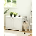 Hzuaneri Cat Litter Box Enclosure, Hidden Litter Box Furniture, Storage