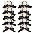 thumbnail image 1 of Hzzsbu 10Pcs Women's Bow Hair Tie, Fashionable Ponytail Holder Cute Hair Ropes Suitable for Daily Use Hair Accessories, 1 of 7