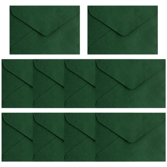 Hzzsbu 10pcs Window Envelopes For Letters DIY Handmade Gift Packaging Bag Wedding Party Invitation Card Cover Cash Envelope Stationery