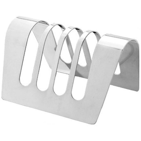 Hzzsbu 4 Slots Slice Toast Rack Holder Stainless Steel Countertop Toast Stand Non Stick Bread Holder Food Cooling Racks Air Fryer Accessories