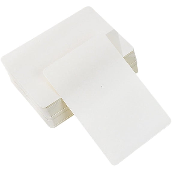 Hzzsbu 50pcs Vintage Blank Note Cards Double Sided Thick Cardstock DIY Greeting Invitation Message Note Cards Craft Paper for Drawing Calligraphy