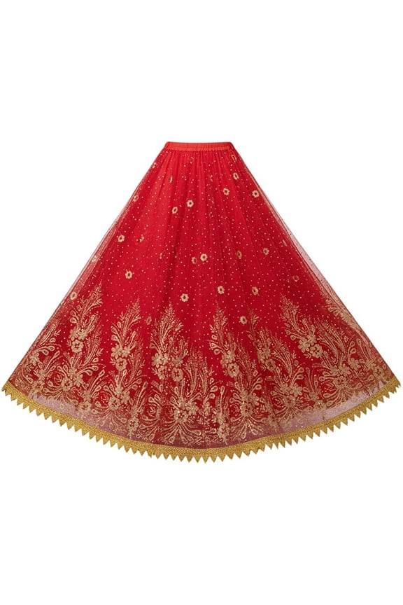 Arabian Belly Dance Skirt Indian Dance Large Swing Skirt Women Dance Long Skirt Full Skirt For Festival Party