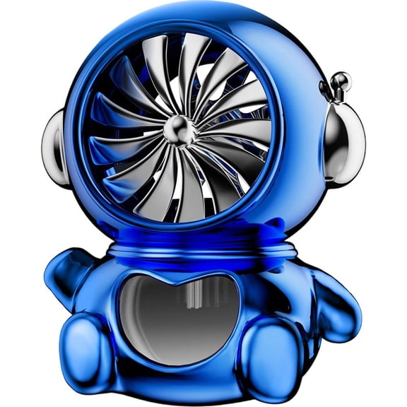 Hzzsbu Astronaut Car Fragrance Clip, Fragrance Car Air Freshener Vent Clip Fan for Suv Truck Auto Aromatherapy, Rotating Perfume Diffuser