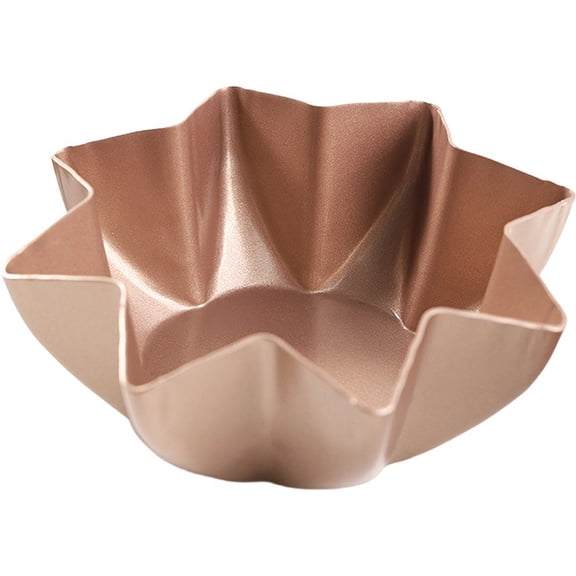 Hzzsbu Carbon Steel Octagon Bread Cake Mold Non-stick Mini Pie Plate Taco Salad Bowl Maker Baking Pan For Muffins Cupcakes Pastry