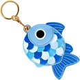 thumbnail image 1 of Hzzsbu Cartoon Keychain, Cute Little Fish Keyring, Fish Key Ring, Car Key Chain, Coin Purse Keychain Access Card Leather Case Cute Charm, 1 of 7