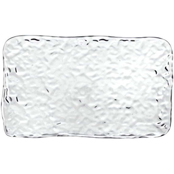 Hzzsbu Clear Fruit Serving Trays, Transparent Snack Candy Plates for Kitchen Storage and Display