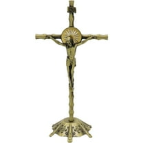 Hzzsbu Crucifix Ornament, Jesus Cross Wall Statue for Thanksgiving & Christmas Home Decoration