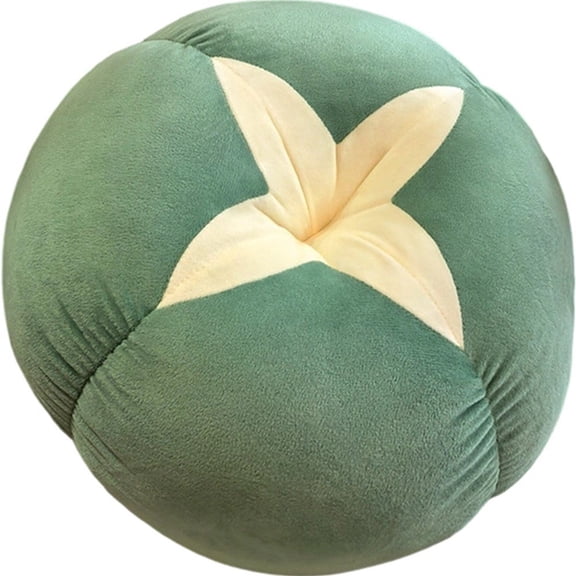 Hzzsbu Green Apple Shaped Plush Throw Pillow, Cute Fruit Stuffed Cushion for Home Car Office Decor