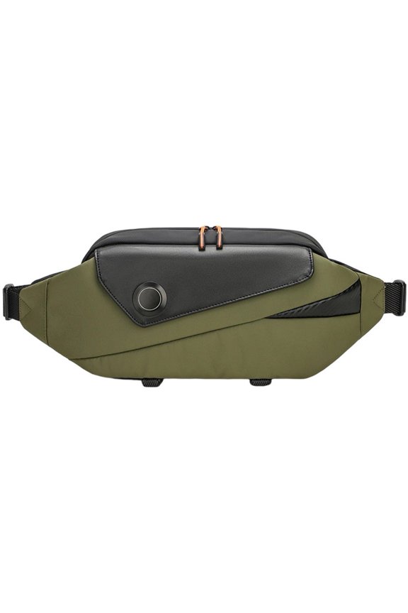 Green Microfiber Camera Chest Bag Waterproof Photography