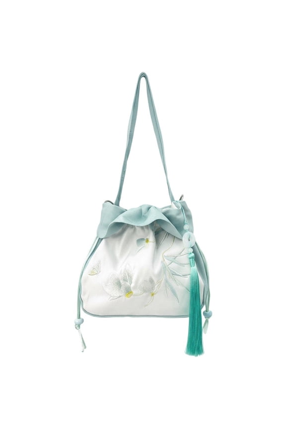 Handmade Flower Embroidered Crossbody Bag For Women Shoulder Bags Purse Handbags Potli Bag Clutch Purse Pouch
