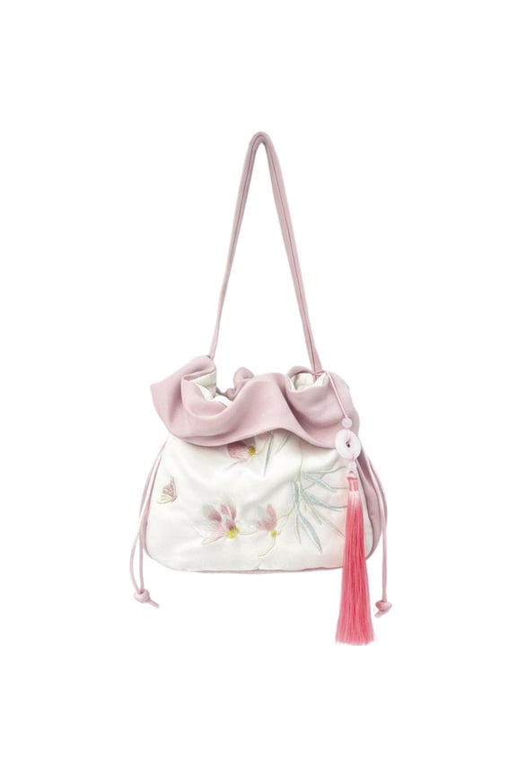 Handmade Flower Embroidered Crossbody Bag For Women Shoulder Bags Purse Handbags Potli Bag Clutch Purse Pouch