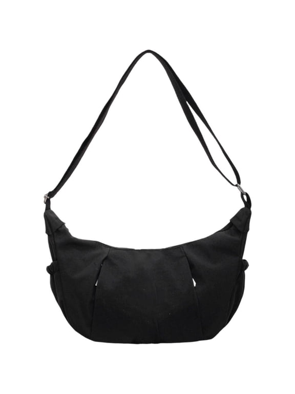 Nylon Dumpling Crescent Bag Large Capacity Hobo Shoulder