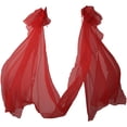 thumbnail image 1 of Hzzsbu Organza Arm Sleeves Elegant Tulle Sleeves Chinese Hanfu Water Sleeves for Wedding Dress Ethnic Dance Dress Accessories, 1 of 7