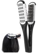 Hzzsbu Professional Hair Straightening Comb, V Shaped Clamp Styling Comb Hairdressing Tool